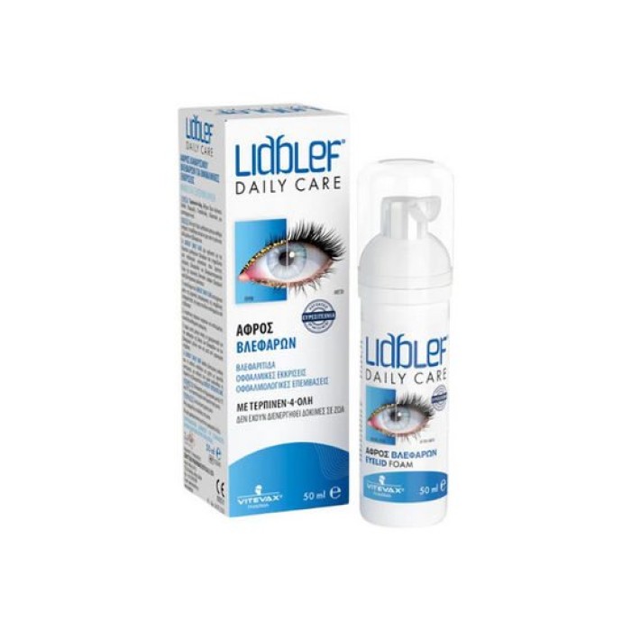 LIDBLEF DAILY CARE Αφρός Καθαρισμού Βλεφάρων 50ml