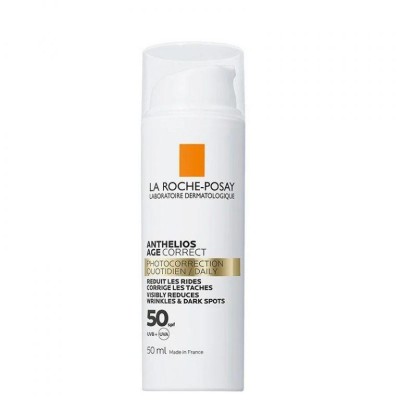La Roche Posay Anthelios Age Correct Photocorrection Daily Light Cream SPF50 50ml- ΑΝΤΗΛΙΑΚΗ  ΚΡΕΜΑ ΚΑΤΑ ΤΗΣ ΦΩΤΟΓΗΡΑΝΣΗΣ