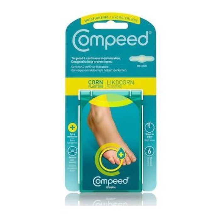 Compeed Ενυδατικά Επιθέματα Για Κάλους Μεσαία 6τμχ
