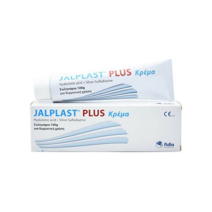 Jalplast Plus Cream 100gr -για Επούλωση  με Υαλουρονικό Οξύ & Ισχυρή Αντιμικροβιακή Δράση 