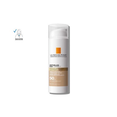 La Roche Posay Anthelios Age Correct Photocorrection Daily  Cream SPF50 - Αντηλιακό Προσώπου κατά των Σημαδιών Γήρανσης με Χρώμα, 50ml