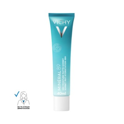 Vichy  Mineral 89 Κρέμα -Gel  48H Ενυδάτωση για τη λιπαρή επιδερμίδα 40ml