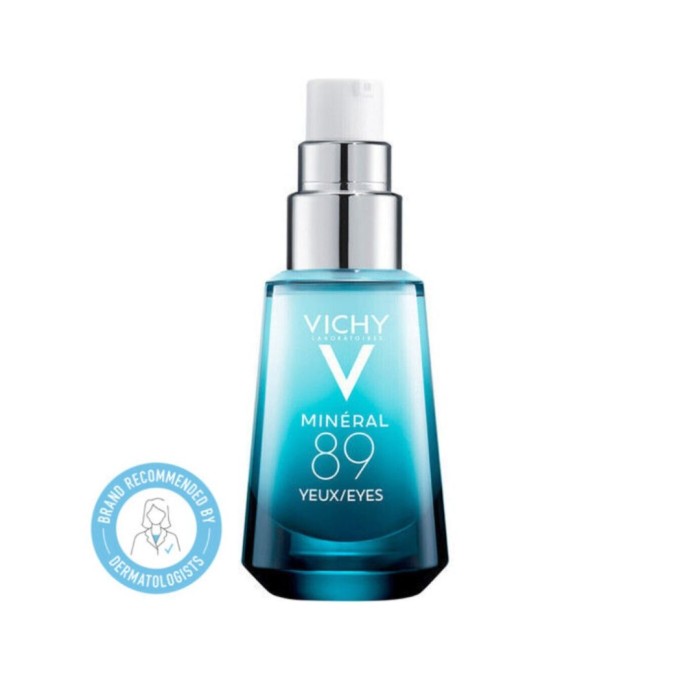Vichy Mineral 89 Ενυδατική Κρέμα Ματιών κατά των Μαύρων Κύκλων με Υαλουρονικό Οξύ 15ml