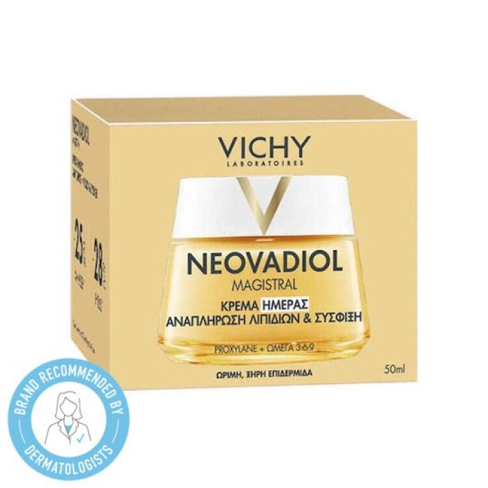 VICHY Neovadiol Magistral Κρέμα Ημέρας Αναπλήρωσης Λιπιδίων & Σύσφιξης, 50ml  
