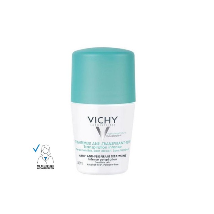 Vichy Anti-Transpirant Treatment Αποσμητικό 48h σε Roll-On 50ml