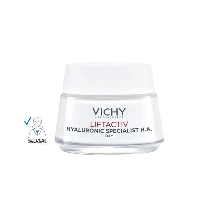 Vichy Liftactiv  Hyaluronic Acid  Αντιρυτιδική - Συσφικτική Κρέμα Προσώπου για Κανονικές / Μικτές Επιδερμίδες  50ml