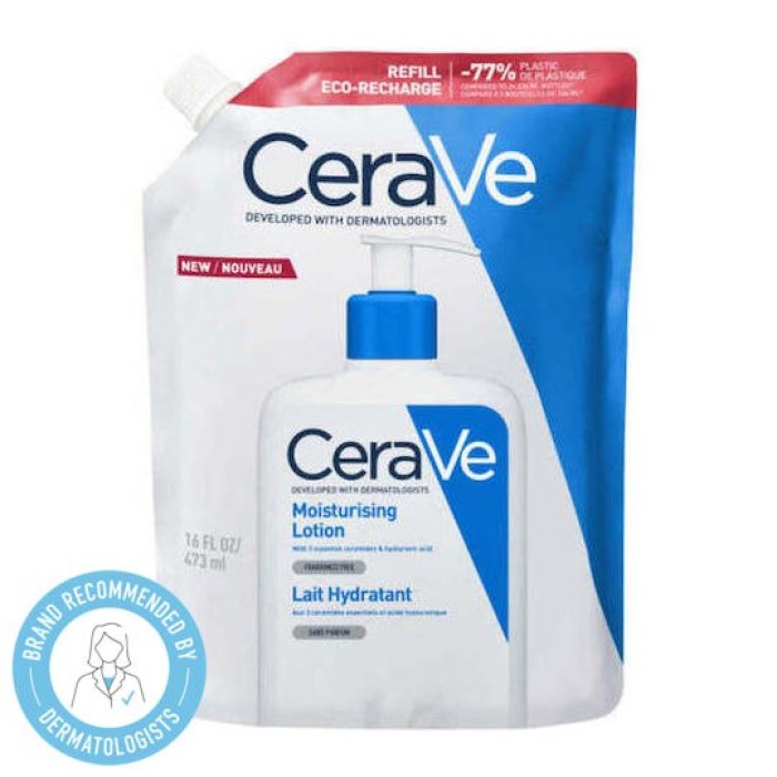CeraVe Moisturising Lotion Refill Ενυδατικό Γαλάκτωμα Προσώπου και Σώματος Ανταλλακτικό, 473ml