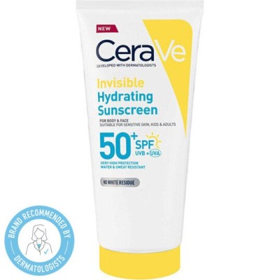 CeraVe Invisible Hydrating Sunscreen Face & Body SP50+ 177 ml