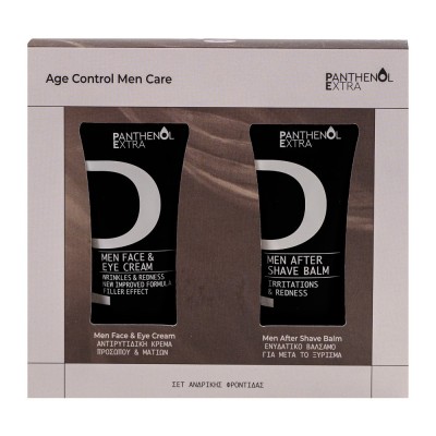 Panthenol Extra Promo Age Control Men Care Aντιρυτιδική Κρέμα Προσώπου & Ματιών 75ml & After Shave Balm 75ml