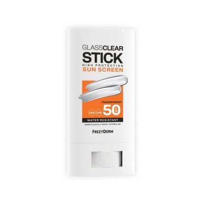 Frezyderm   GLASSCLEAR STICK SPF 50 - Διάφανο Αντηλιακό Stick Ανάλαφρης Αίσθησης 20ml