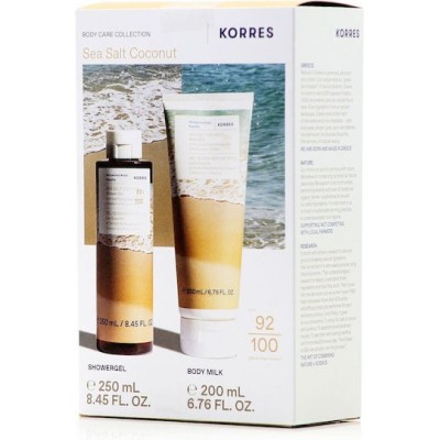 Korres Promo Sea Salt Coconut Θαλασσινό Αλάτι Καρύδα Αφρόλουτρο 250ml & Θαλασσινό Αλάτι Καρύδα Ενυδατικό Γαλάκτωμα Σώματος 200ml