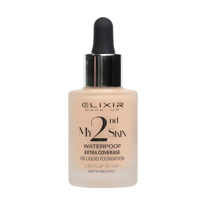 Elixir  My 2nd Skin Waterproof Foundation Υγρό Make up 30ml No 03 Natural Beige