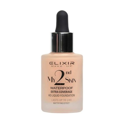Elixir  My 2nd Skin Waterproof Foundation Υγρό Make up 30ml No 04 Sand