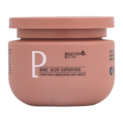 Panthenol Extra Bare Skin Superfood Ενυδατική Mousse Σώματος για Ξηρές/Πολύ Ξηρές & Ευαίσθητες Επιδερμίδες 250ml