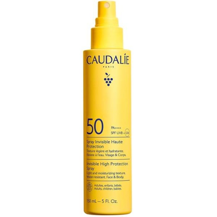 Caudalie Invisible High Protection Spray Αντηλιακό Προσώπου & Σώματος SPF50 σε Spray 150ml