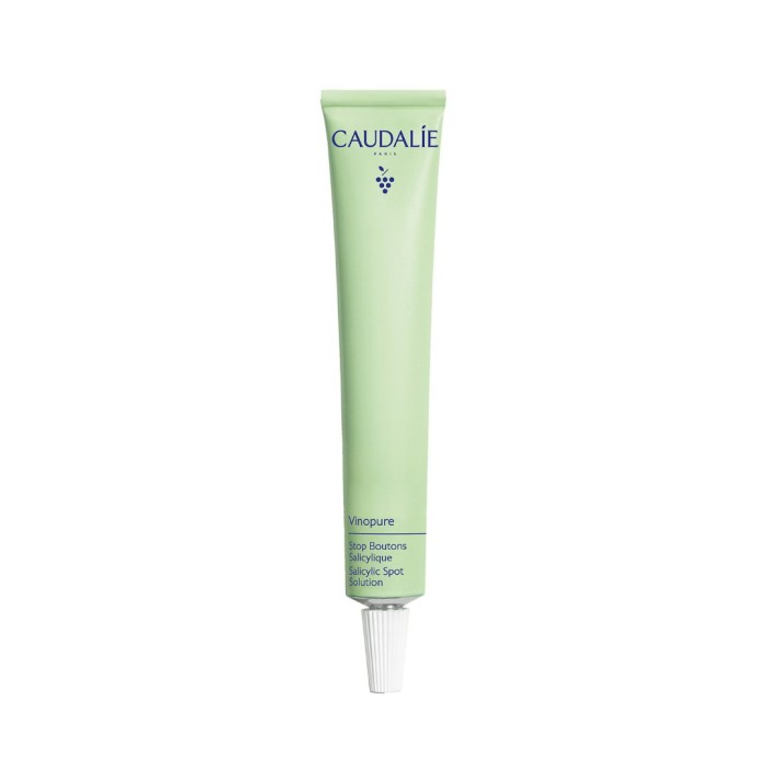 Caudalie Vinopure Salicylic Spot Solution Κρέμα Τοπικής Εφαρμογής Για Σπυράκια & Ερυθρότητα 15ml