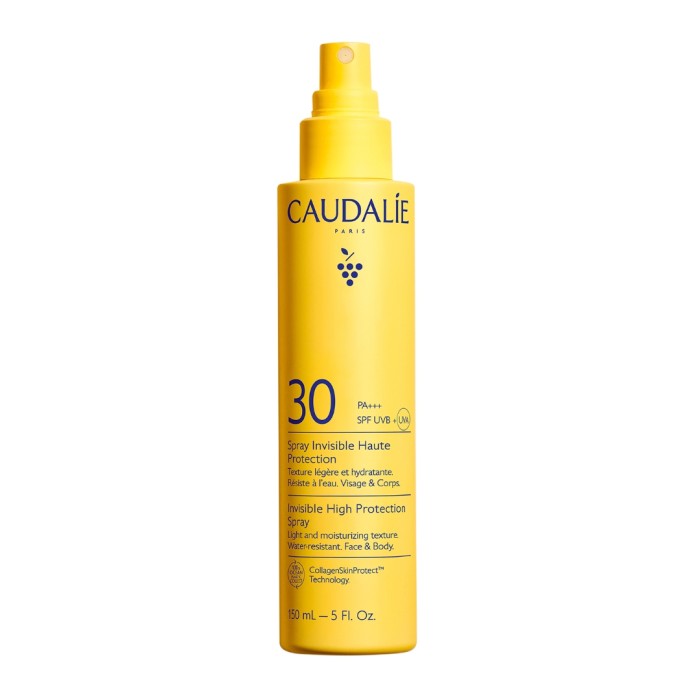 Caudalie Vinosun  Invisible High Protection Spray SPF30 ,Αντηλιακό Προσώπου & Σώματος SPF30 σε Spray 150ml