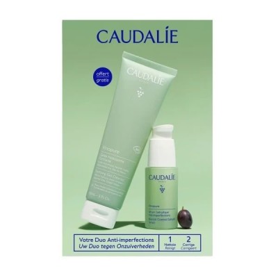 Caudalie Promo Vinopure Purifying Gel Cleanser, 150ml & Blemish Control Serum, 30ml