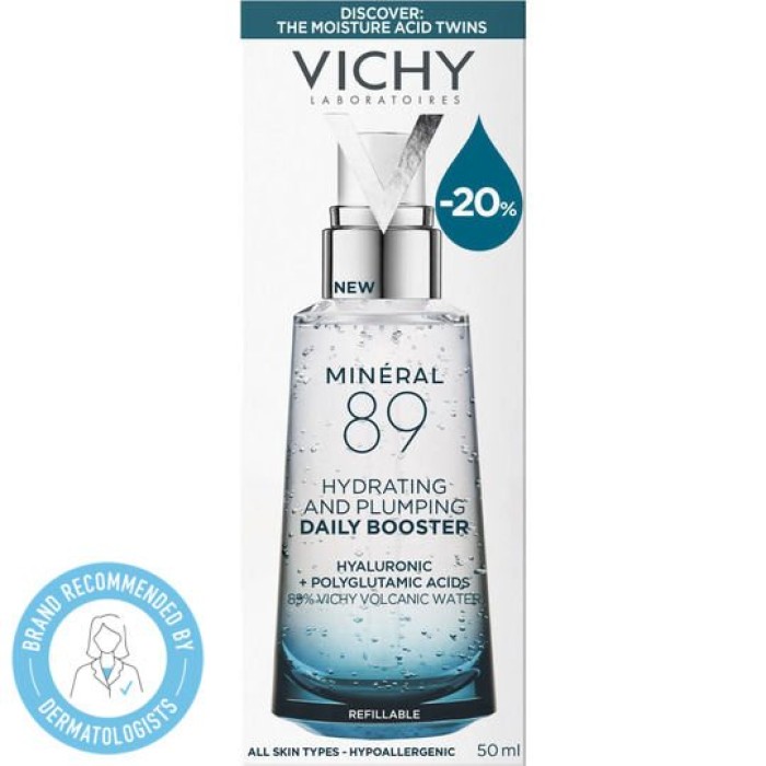 Vichy Mineral 89 Ενυδατικό Booster Προσώπου με Υαλουρονικό Οξύ 50ml sticker(-20%)