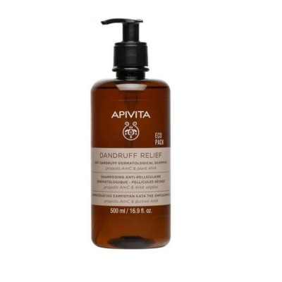 Apivita Dandruff Relief Σαμπουάν κατά της Ξηρής Πιτυρίδας   500ml -ΝΕΑ ΣΥΝΘΕΣΗ