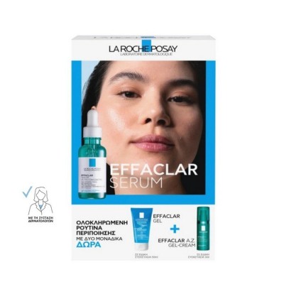 La Roche Posay Promo Effaclar Serum, 30ml & Effaclar Gel, 50ml & Effaclar A.Z. Gel-Cream, 3ml