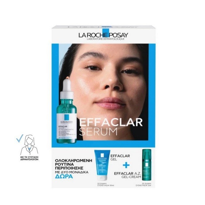 La Roche Posay Promo Effaclar Serum, 30ml & Effaclar Gel, 50ml & Effaclar A.Z. Gel-Cream, 3ml