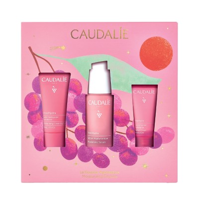 Caudalie Promo Vinohydra The Moisturizing Routine Hyaluronic Serum Ενυδατικός Ορός Προσώπου 30ml & Δώρο Moisturizing Cleansing Gel 30ml & Δώρο Sorbet Cream Moisturizer 15ml